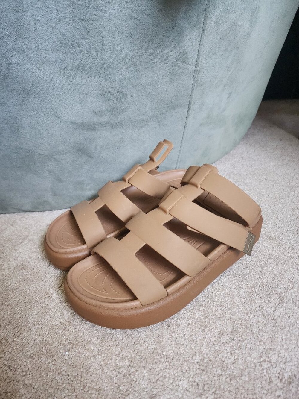 Crocs Brooklyn Luxe Gladiator Sandal  | Women's 11 | New | Missing Strap